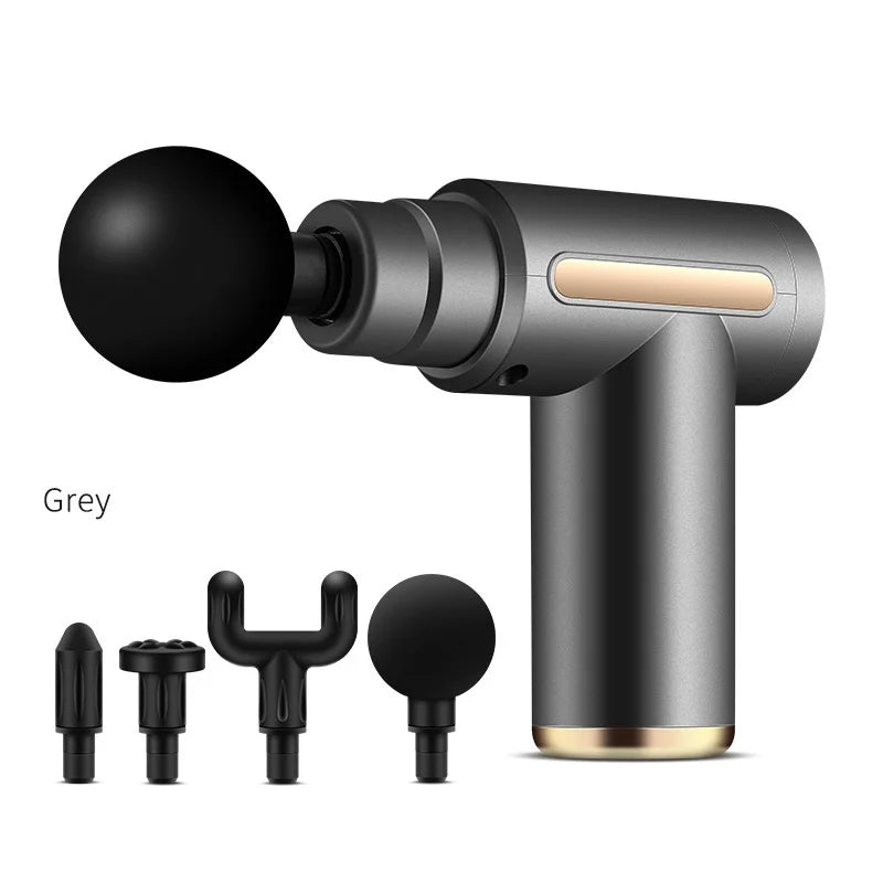 Portable Fascia Gun Vibration Massage Gun For Body Neck Back Deep Muscle Relaxation Fitness Slimming One Head luvshop24