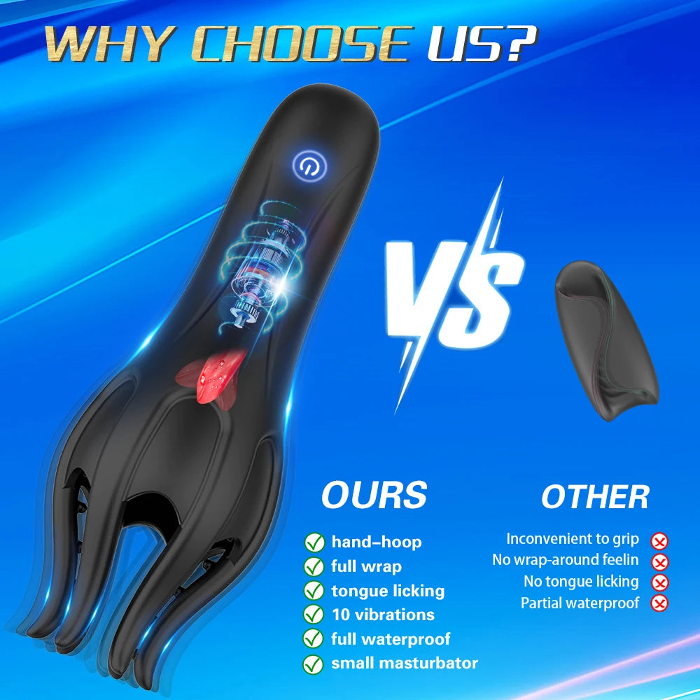 Glans Trainer for Men Powerful Vibrating Penis G Spot Masturbator Soft Fingertip Prolong Endurance Massage Vibrator Erotic Toys luvshop24