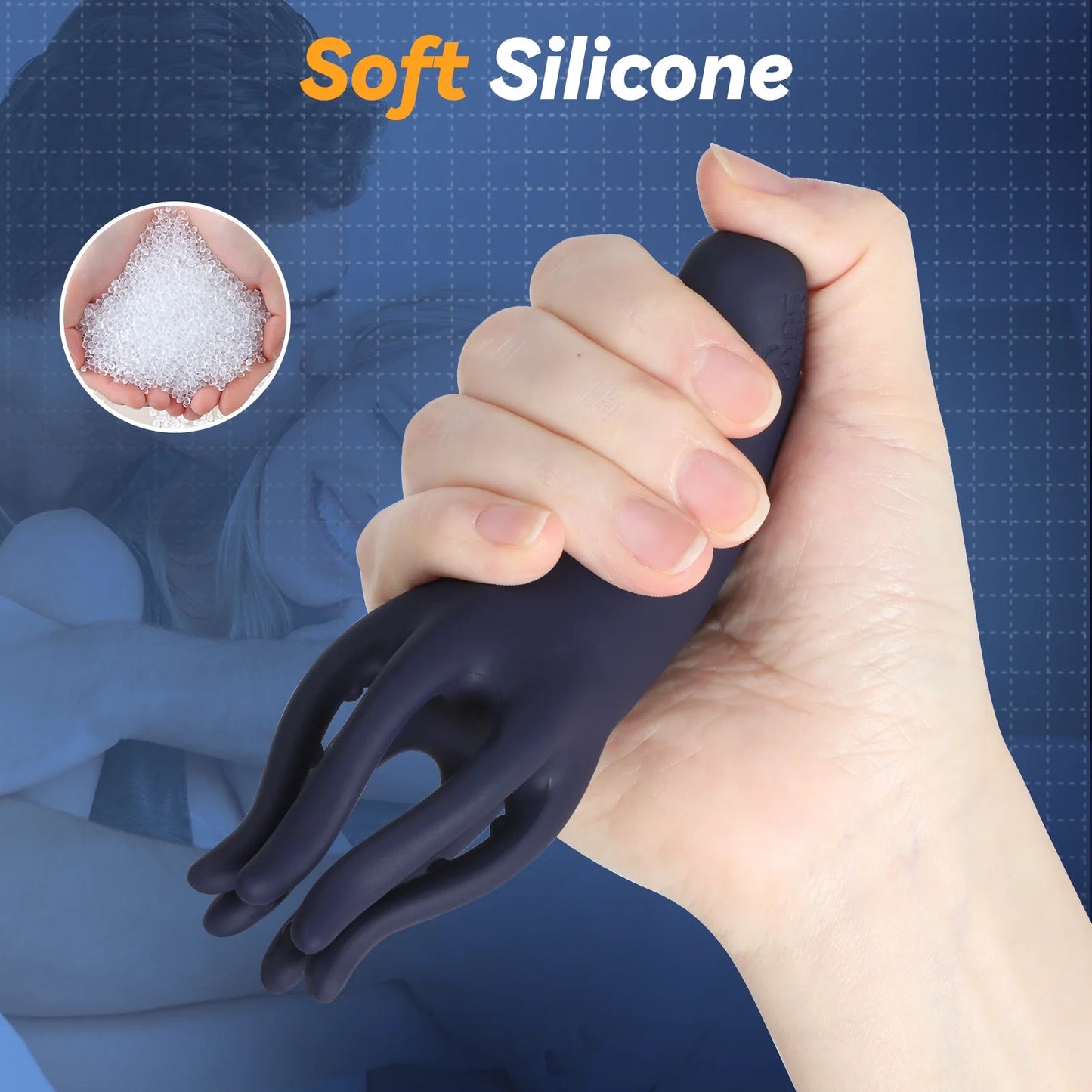 Glans Trainer for Men Powerful Vibrating Penis G Spot Masturbator Soft Fingertip Prolong Endurance Massage Vibrator Erotic Toys luvshop24