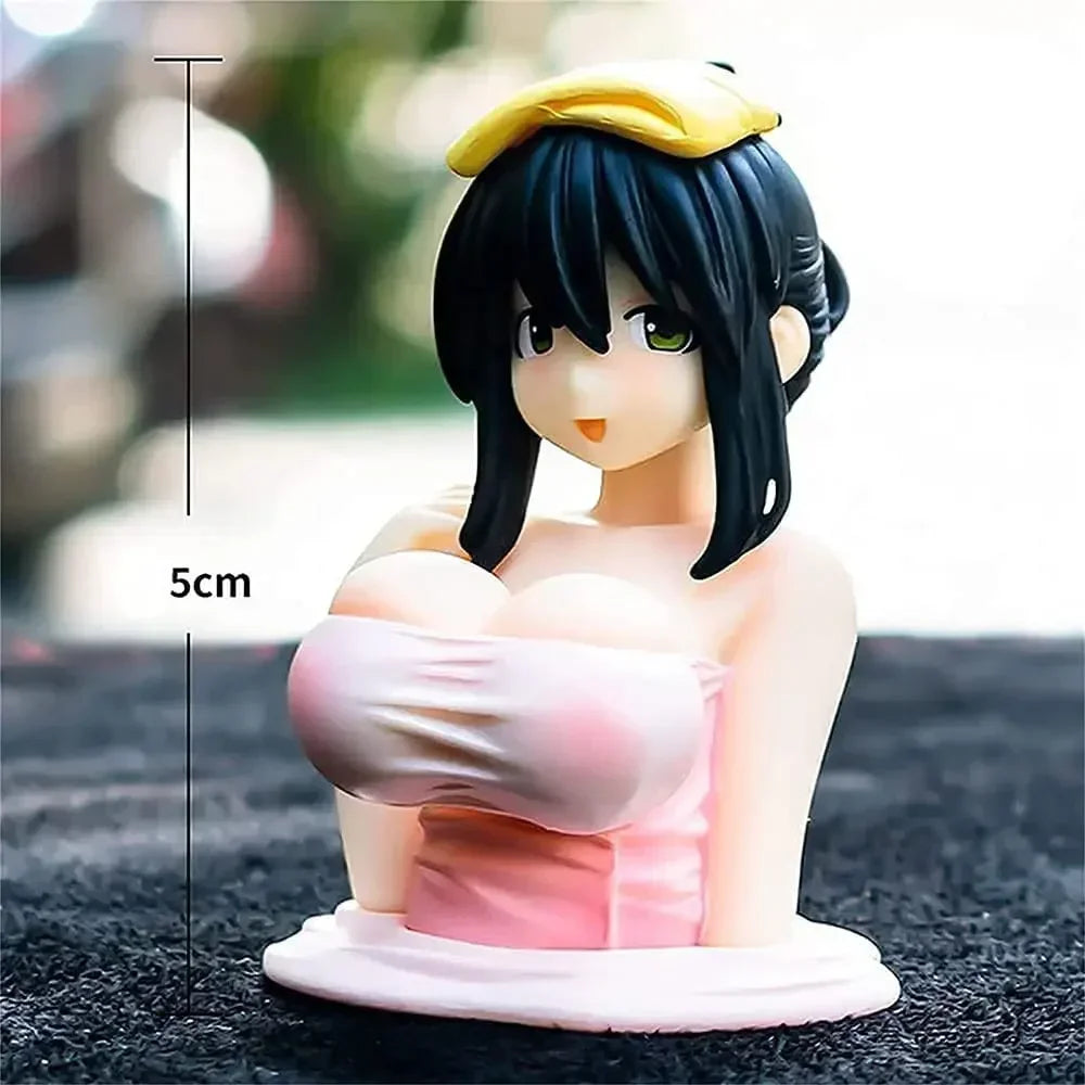 1pc Sexy Anime Shaking Boobs Console Dashboard Interior Accessory Girls Boys Adult Figure Collection Model Doll Toys luvshop24