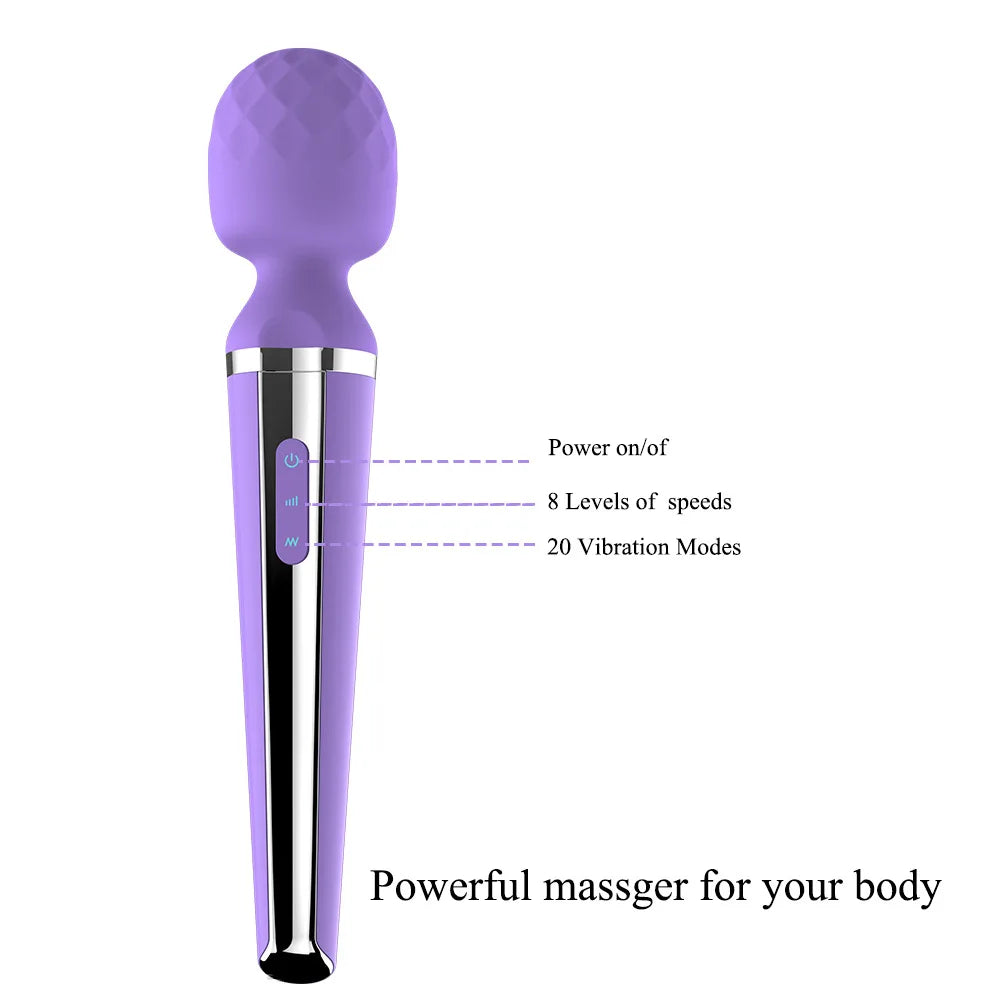 Sex Toy for Women AV Vibrator Clitoris Stimulator Body Massager Sexual Magic Massager AV Massage Stick Female Adult Toys luvshop24