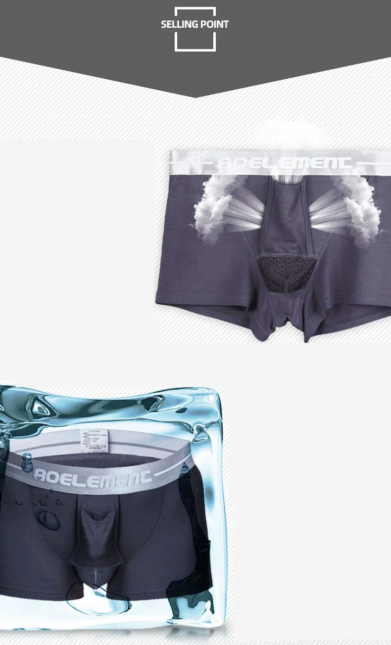 Men's Boxer Shorts Push Up Underwear Modal Underpants Male Brethable Bullet Separation Pouch Panties Cueca Plus Size L-5XL luvshop24