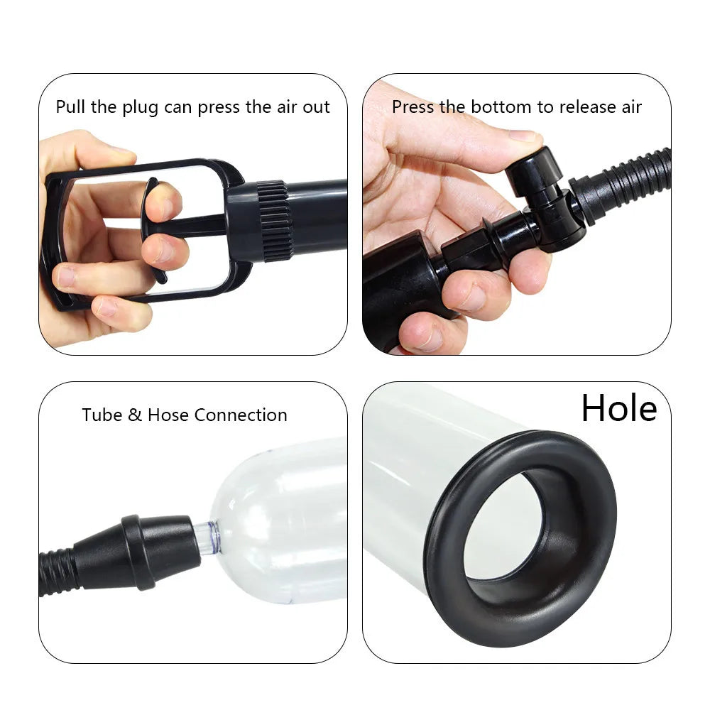 Penis Trainer Male Pull Rod Negative Pressure Amplifier Airplane Cup Adult Product Love Game Vacuum Pump Sexo Para Hombre 18+ luvshop24