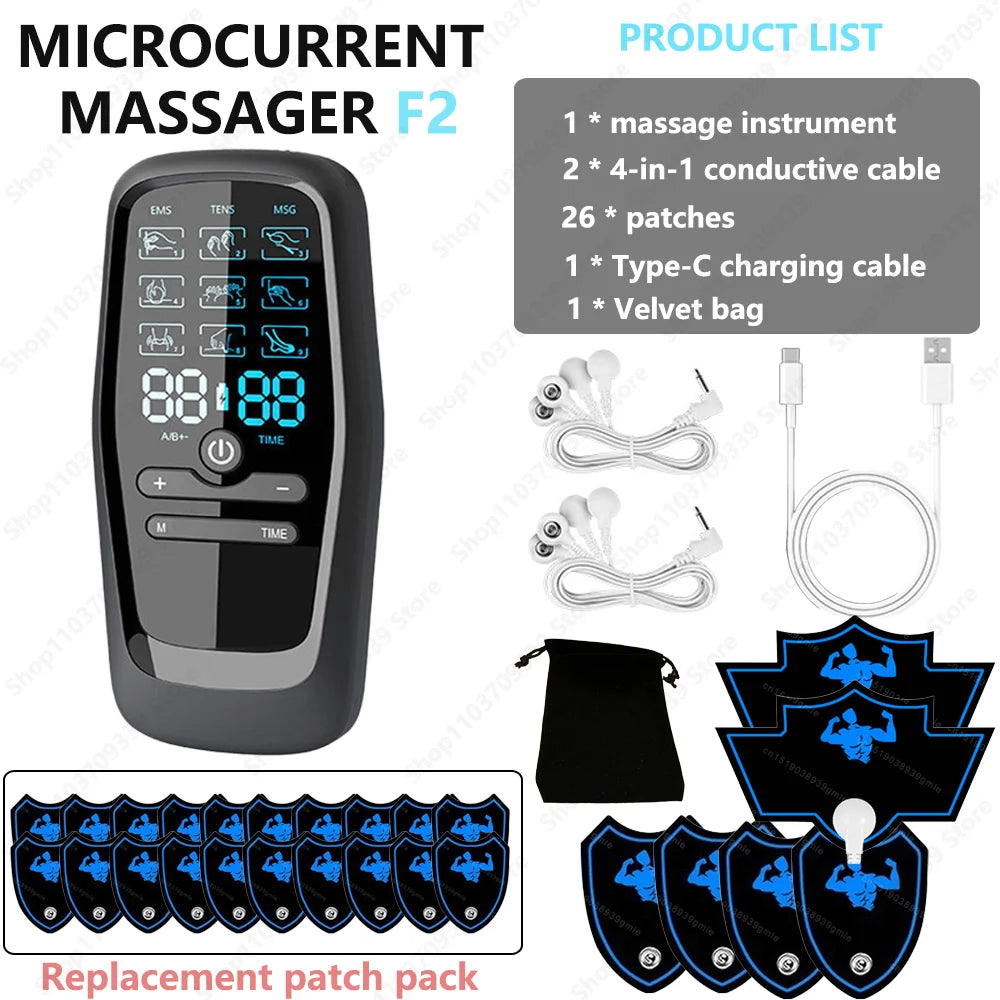 Physiotherapy Tens Muscle Stimulator Electric Ems Acupuncture Body Massage Digital Therapy Slimming Machine Electro Stimulator luvshop24