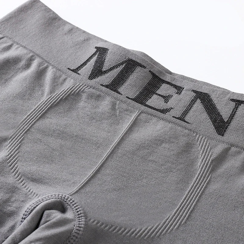 3 Pcs Men's Panties Underwear Boxers Breathable Man Boxer Solid Underpants Comfortable Male Brand Shorts Black Blue Underwear luvshop24