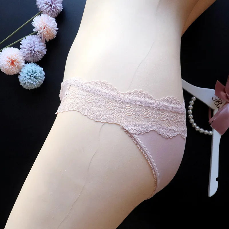Women's Underwear Panty Sexy Lace Panties Low Waist Seamless Comfort Briefs Woman Fashion Underpants Female Lingerie luvshop24