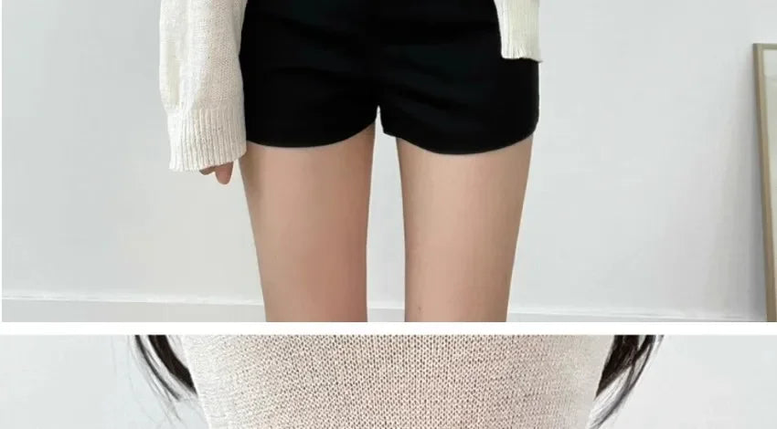 2024 New Women's High-waisted Slimming Spandex Shorts Sexy Tightening Hip Covering Versatile Casual Heat Pants Autumn luvshop24