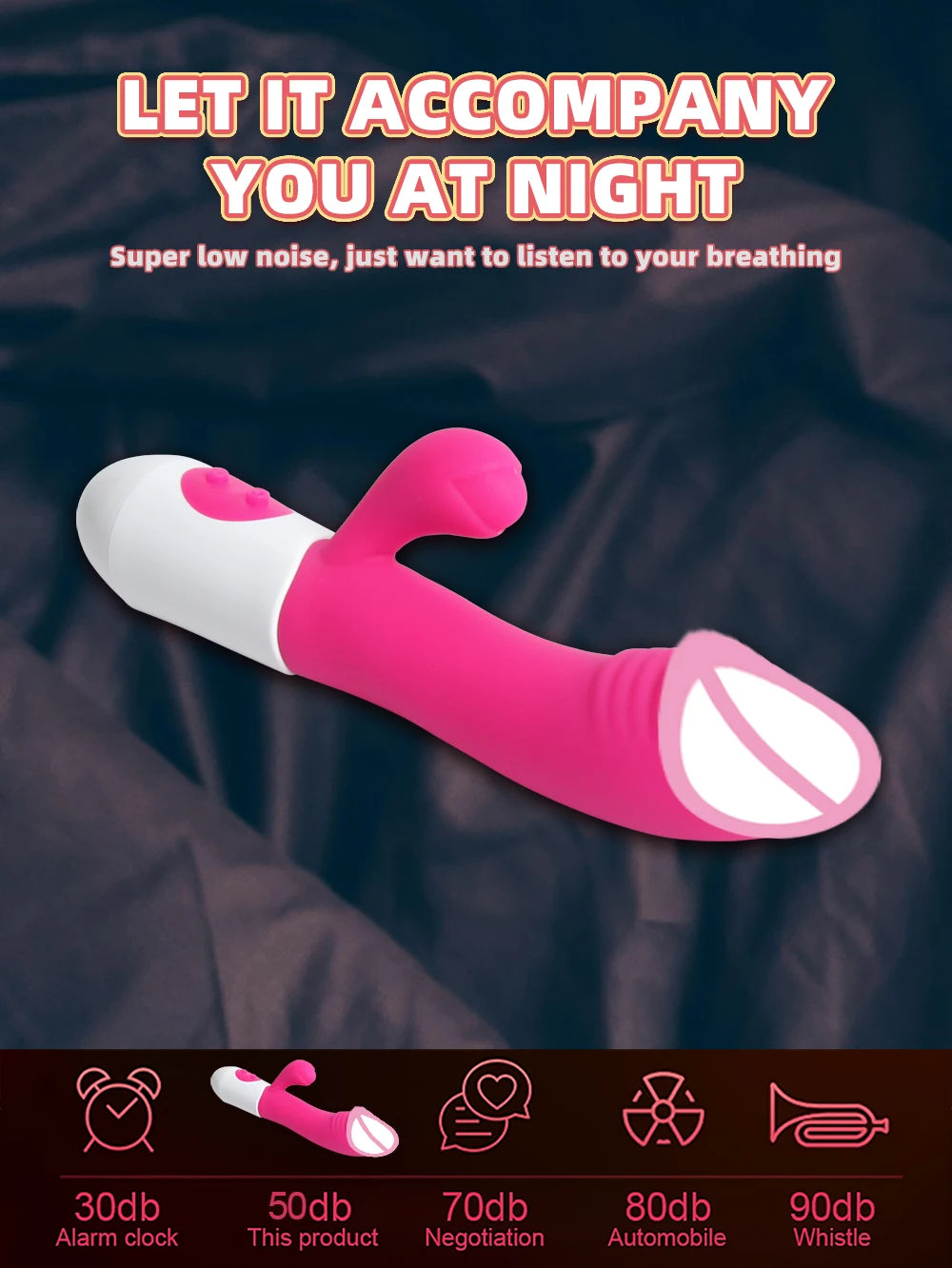 Powerful Rabbit Vibrator Dildo Dual Vibration G Spot Clitoris Stimulation Masturbators Vaginal Massager Adult For Women Sex Toys luvshop24