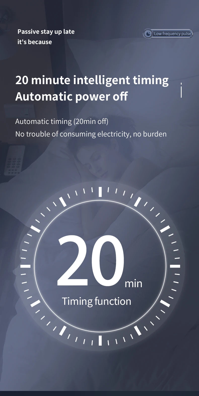 Insomnia Anxiety Depression Ces Therapy Device Anxiety Electronic Acupuncture Apparatus Sleeping Aid Device luvshop24