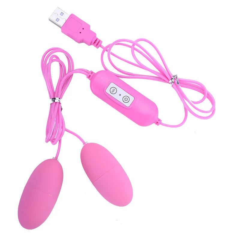 12 Speed Bullet Vibrator For Women USB Vibrating Egg Erotic Dildo Double Vibrators Adult Sex Toys luvshop24