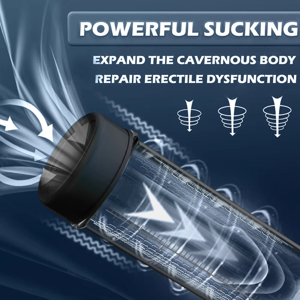 Electric penis pump expanding simulation vacuum pump expanding extension pump male masturbator penis bigger coach adult sex toys luvshop24