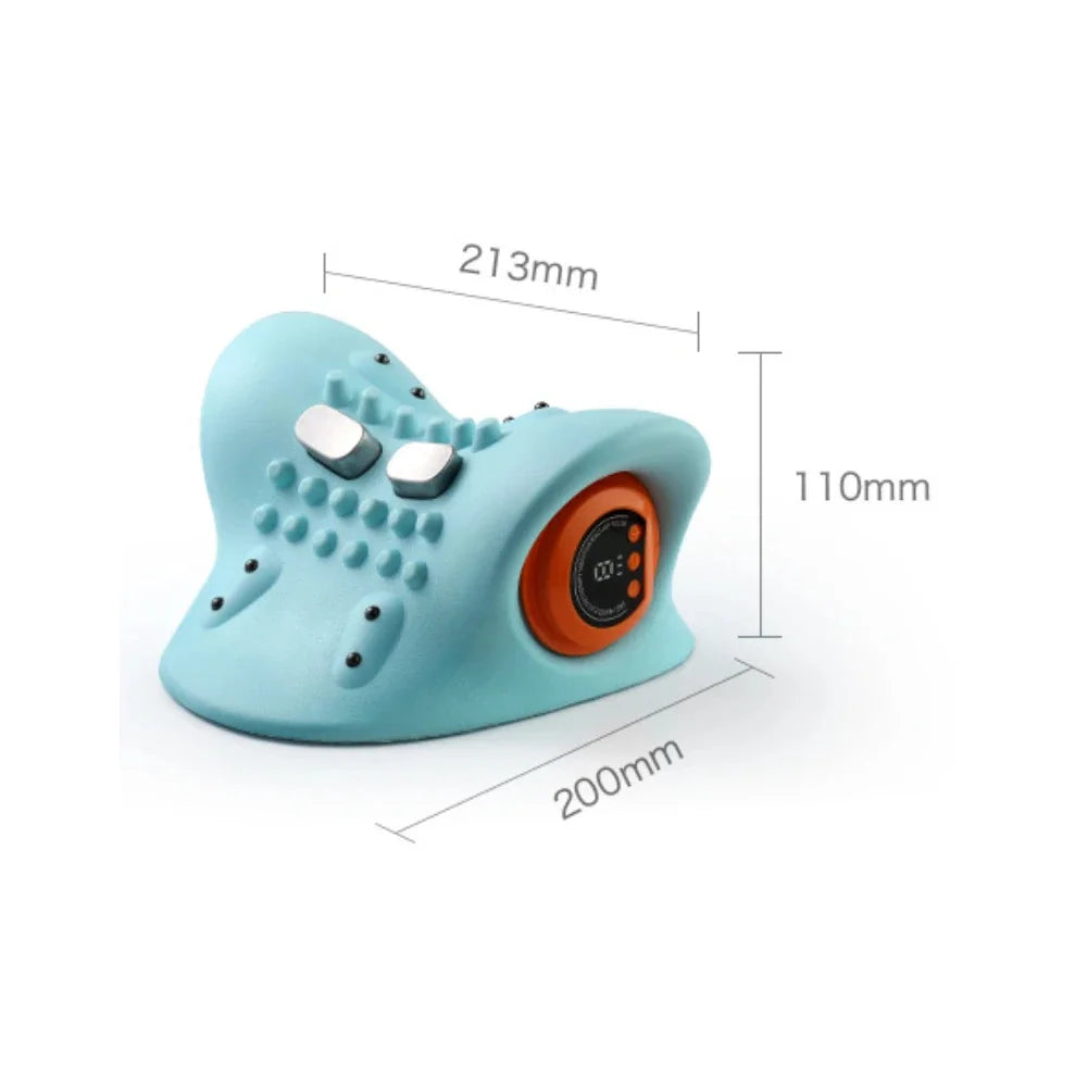 Electric Neck Massager USB Infrared Heating Airbag Neck Traction Vibration Shoulder Cervical Spine Shoulder Support Relax luvshop24