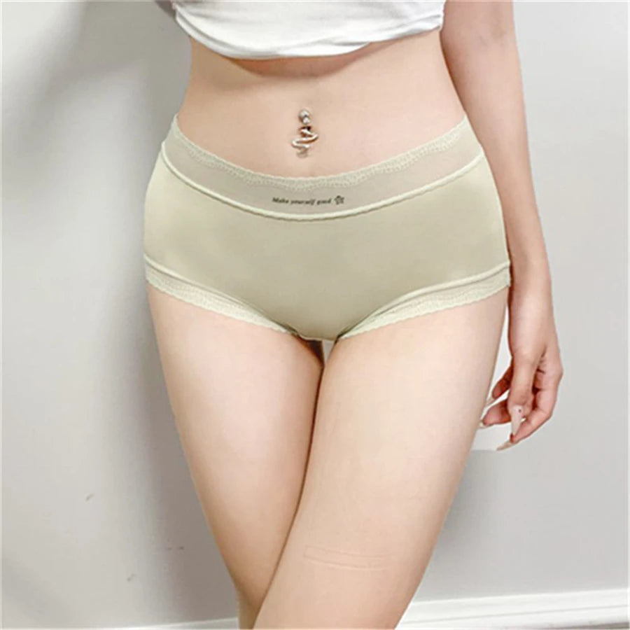 New sexy lace Panties Women Briefs ice silk breathable seamless Underwear Women ultra-thin and comfortable Female Lingerie luvshop24