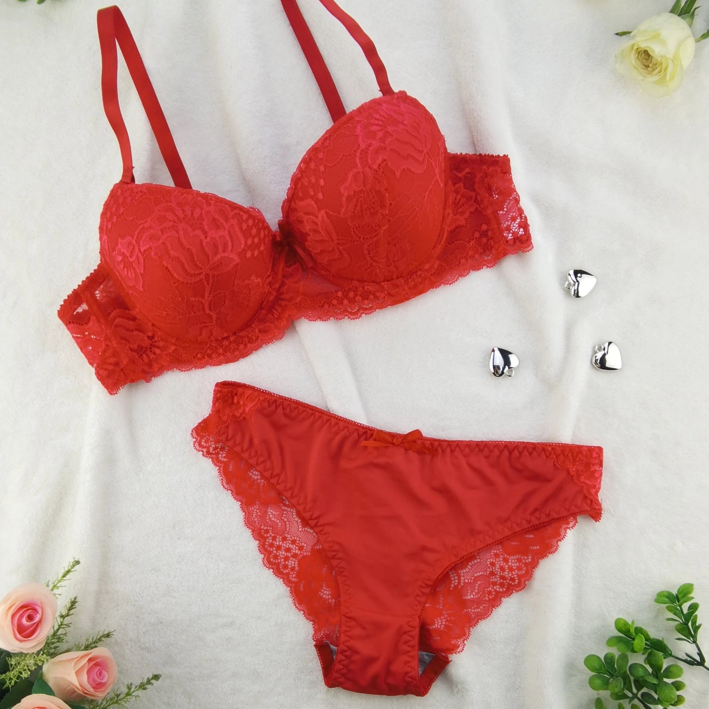 Lace Bras Set For Womens Sexy brs & panty sets Female Lingerie Embroidered 34/75 36/80 38/85 BCD Cup Underwear luvshop24