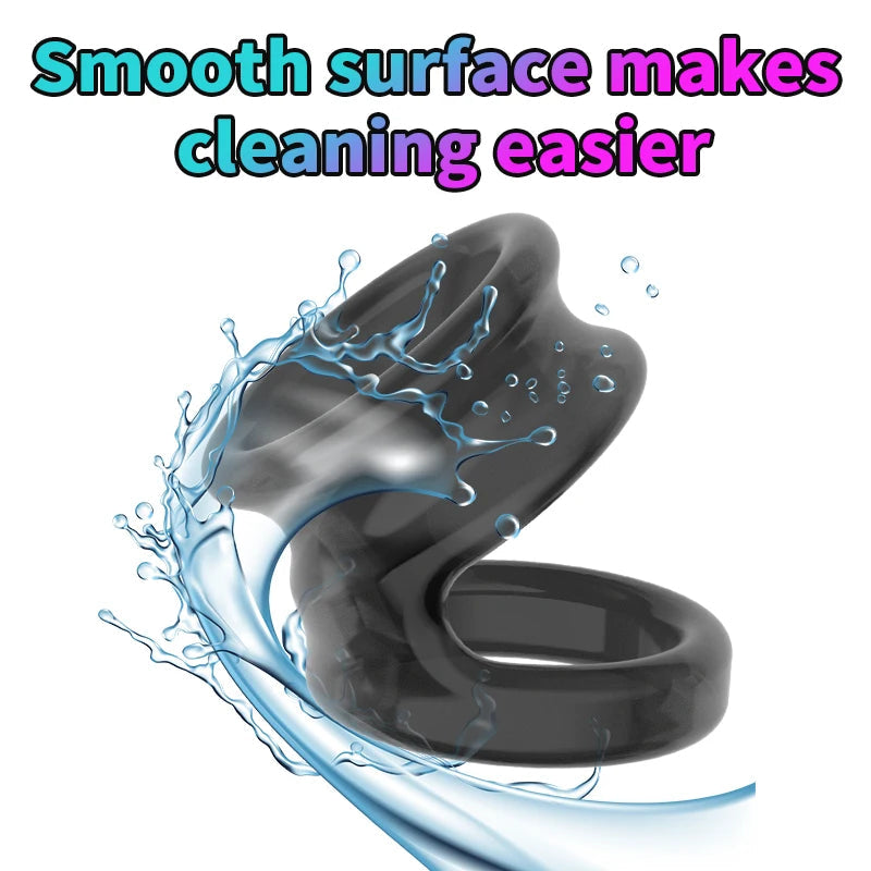 Cock Penis Ring Reusable Delay Ejaculation Stronger Erection Sex Toys Adult Supplies Linen Nozzle Ring Cock Sex Toys For Men luvshop24