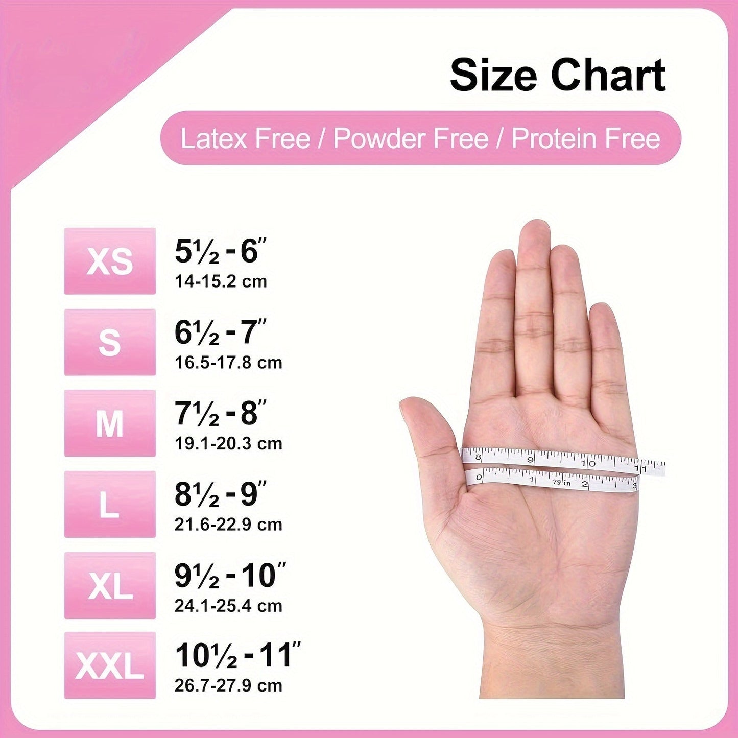 100 Disposable Gloves Made Of Nitrile Rubber, Food Grade Beauty, Kitchen Cooking, Dishwashing, Waterproof, Massage, Oil Resistant, Durable And Clean luvshop24