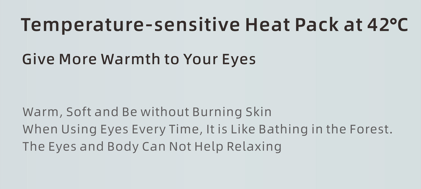 Relaxing Eye Massager - Professional Massage Equipment for Migraines and Eye Care with Heat, Music, and 5 Modes - Rechargeable Heated Eye Mask, Perfect Christmas Gift Idea for Family and Friends luvshop24