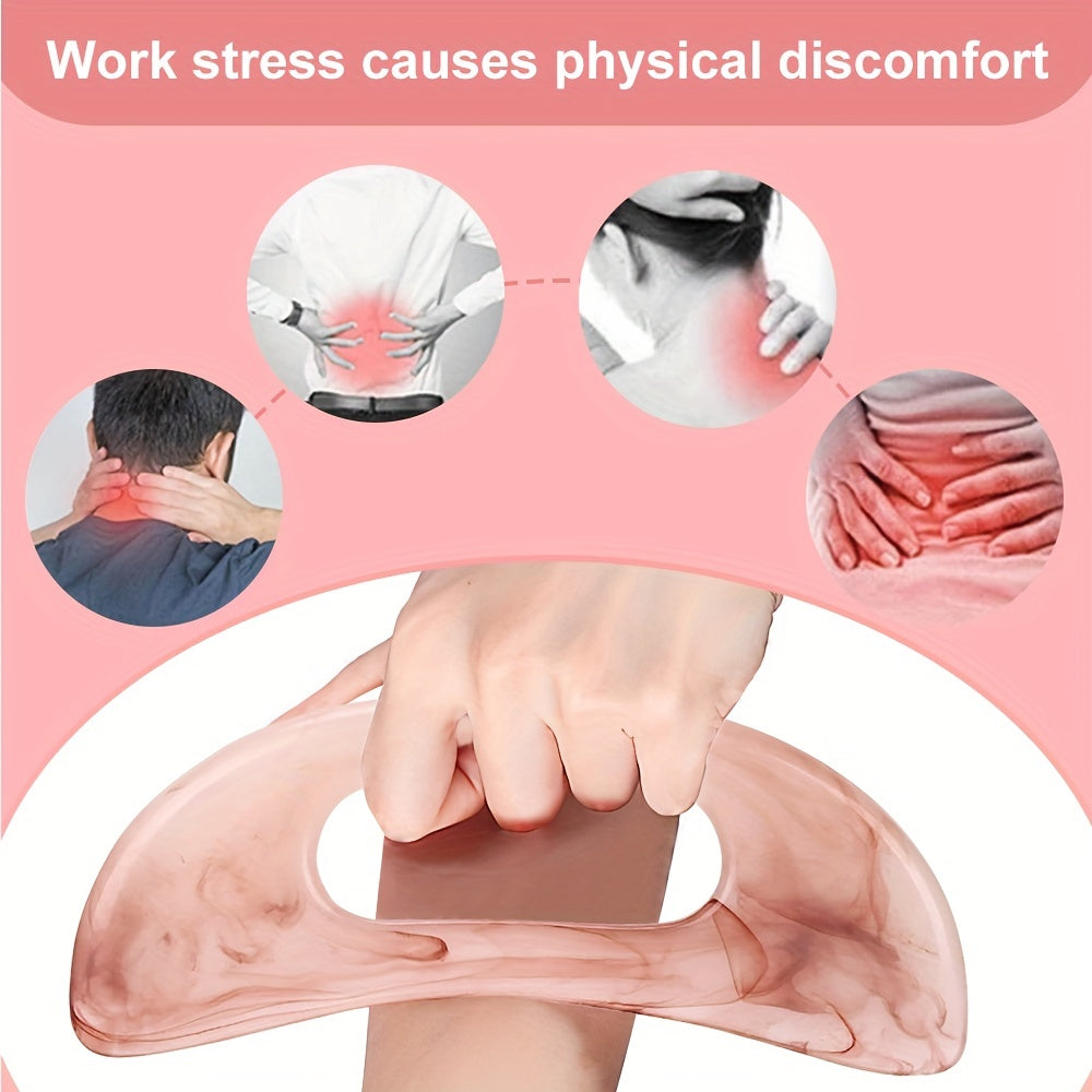 Gua Sha Massage Tool With Handle Large Lymphatic Drainage Massager Guasha Scraping Tool Body Sculpting Reduces The Look Of Cellulite Tools For Women Men Back Neck Leg Face luvshop24