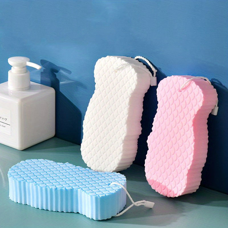 Deluxe Magic Body Sponge - Gentle Exfoliating Massager for Smooth Skin, Dead Skin Remover, Shower Brush, and Body Scrubber - Alcohol-Free, Effective Bathroom Accessories for Soft and Radiant Skin luvshop24