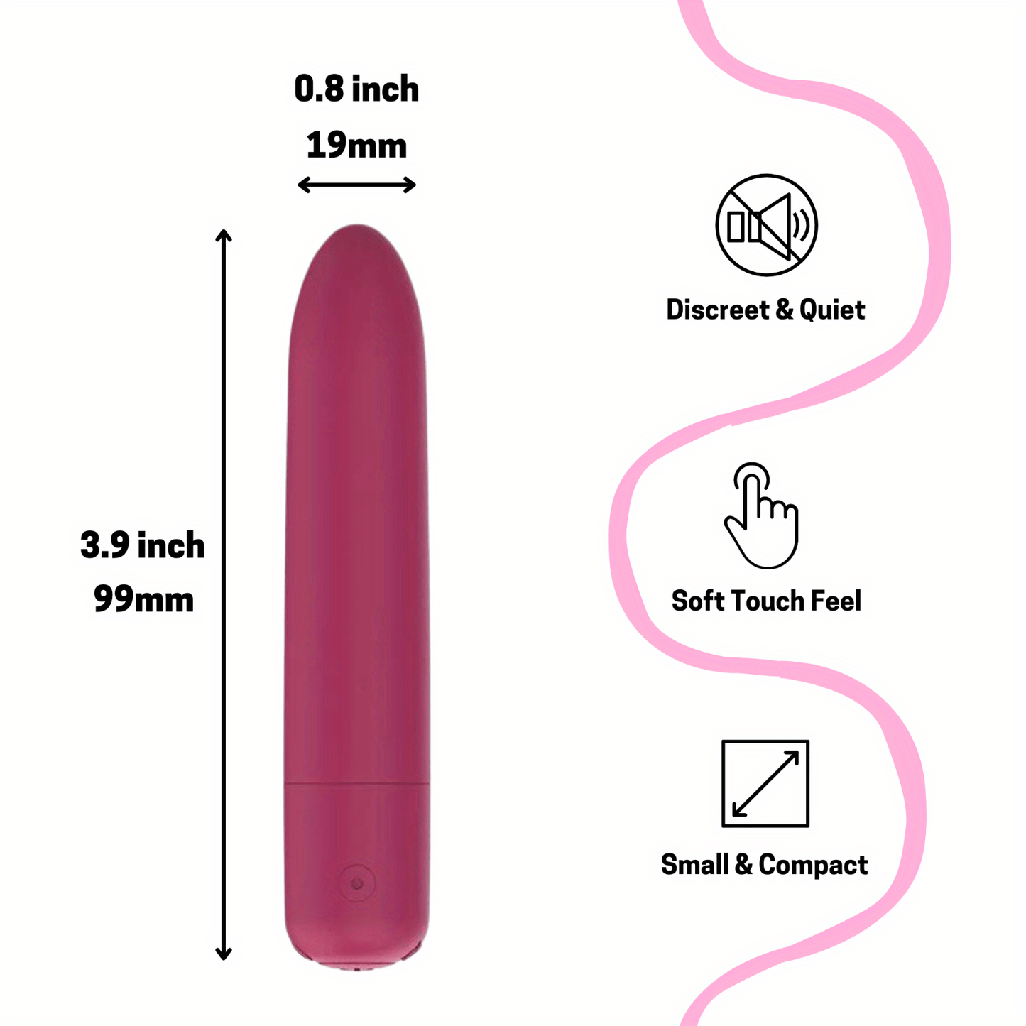 USB Rechargeable Powerful Vibrator Female Clitoral Stimulator Vaginal G-Spot Masturbator Adult Toy luvshop24
