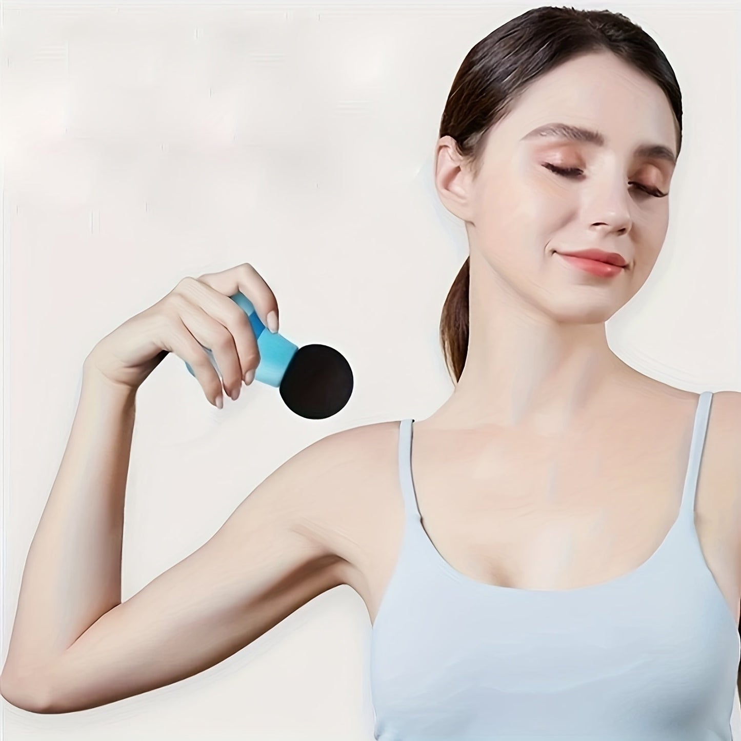 Portable Handheld Massager Wand, 6 Vibration Modes, USB Rechargeable Lithium Battery, Unscented Mini Electric Massage Tool for Neck, Shoulder, Back, and Whole Body Relief luvshop24