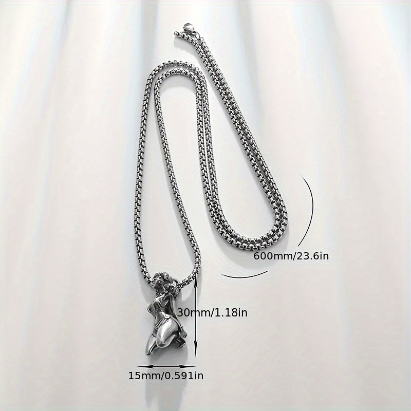 1 Pcs/set Retro Fashion Sexy Bondage Goddess Pendant Necklace For Men And Women Personalized Cosplay Jewelry luvshop24