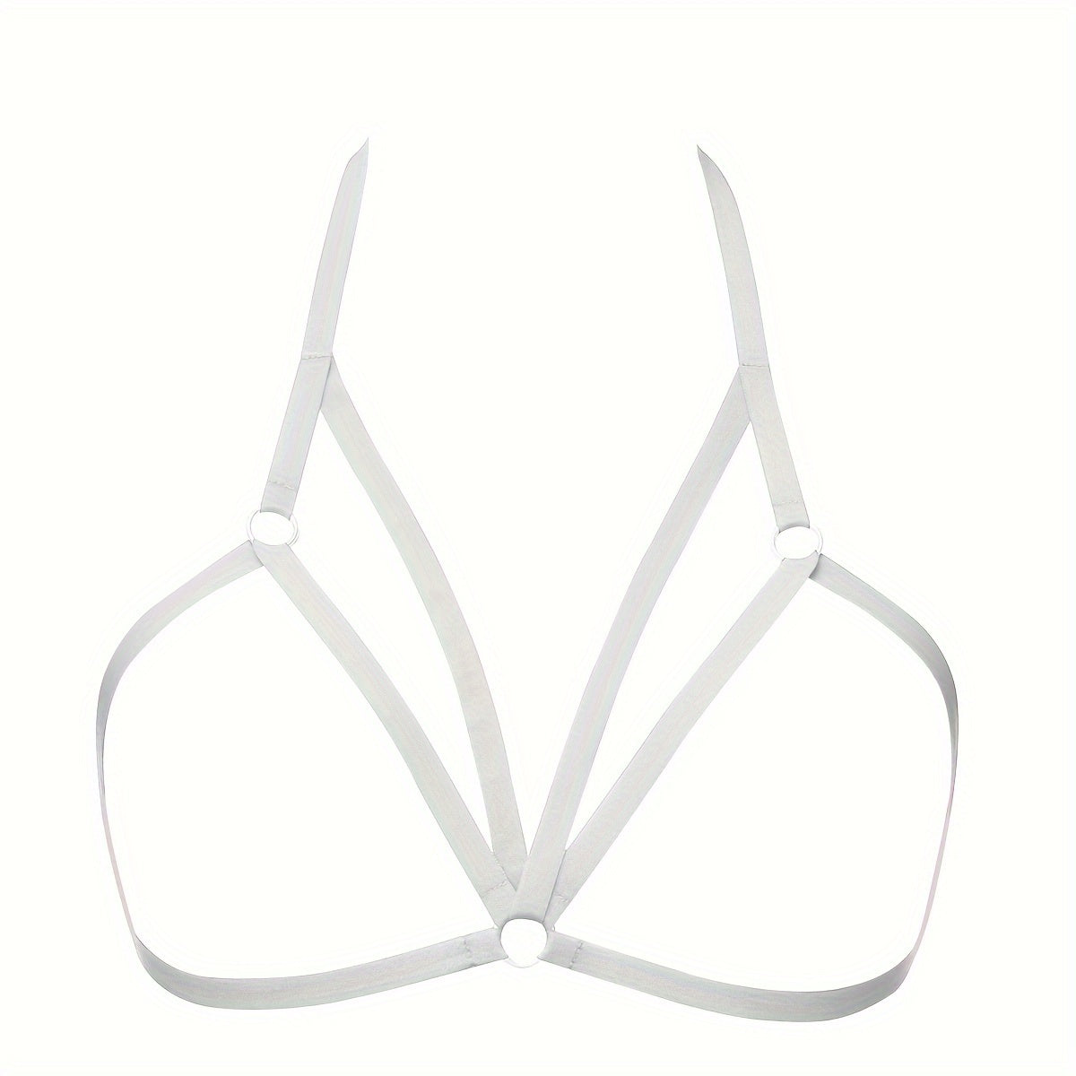 Adjustable Seductive Strappy Chest Harness Bra - Hollow Out & Criss Cross Design - Sexy Lingerie for Daring Erotic Style luvshop24