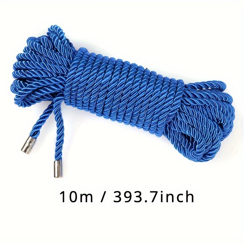 10m/393in Long Metal Head Soft Bondage Rope For BDSM Restraint Roleplay - Erotic Toys For Couples Adult Game luvshop24