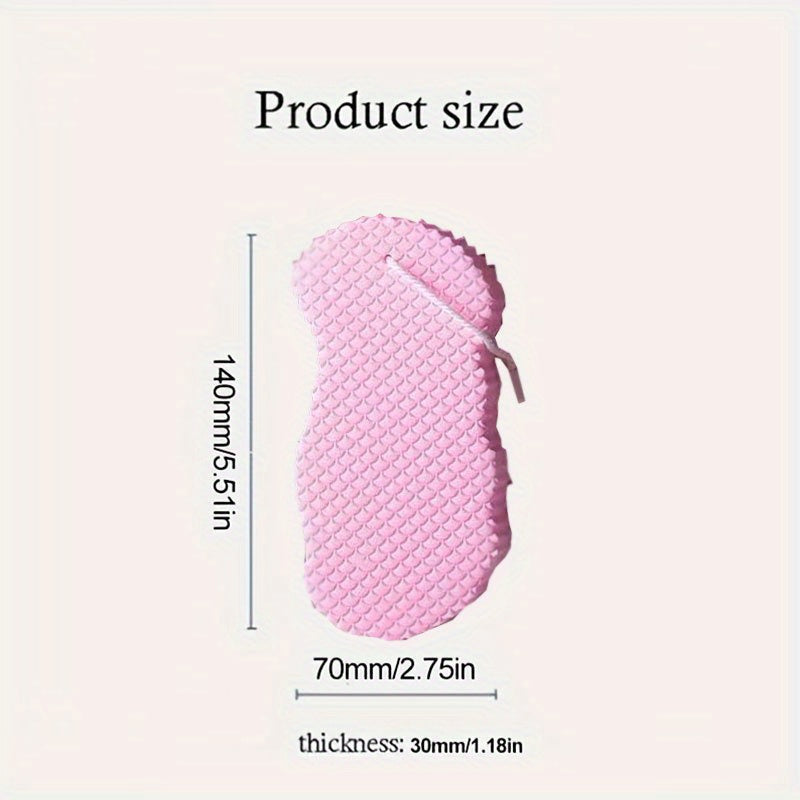 Deluxe Magic Body Sponge - Gentle Exfoliating Massager for Smooth Skin, Dead Skin Remover, Shower Brush, and Body Scrubber - Alcohol-Free, Effective Bathroom Accessories for Soft and Radiant Skin luvshop24