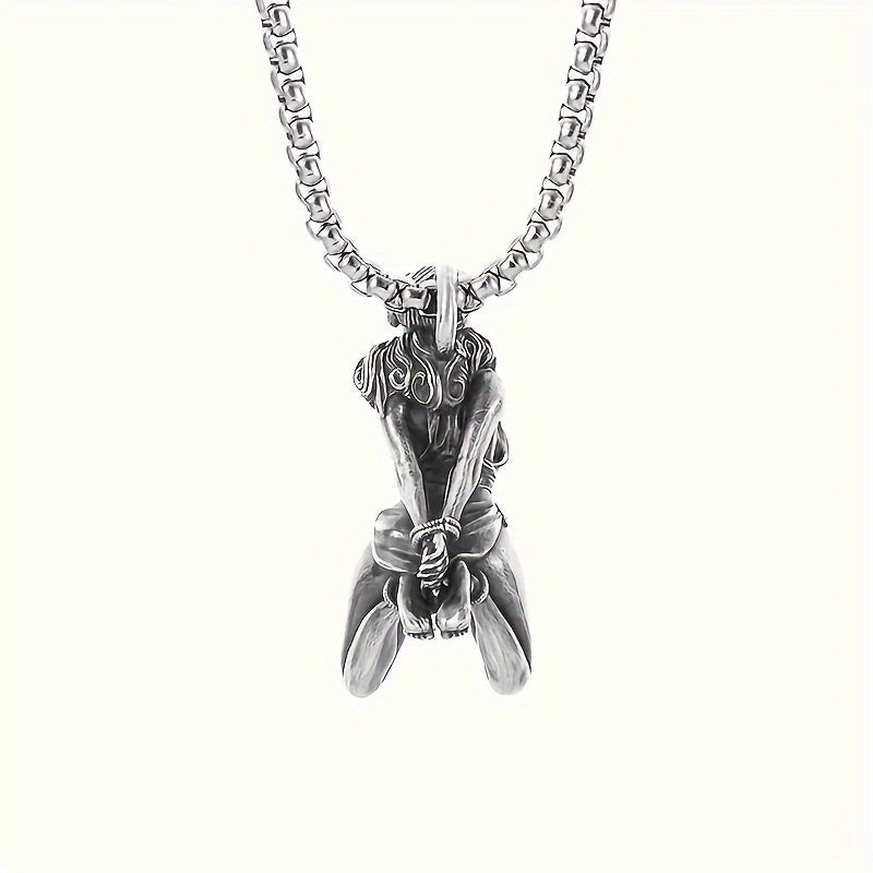 1 Pcs/set Retro Fashion Sexy Bondage Goddess Pendant Necklace For Men And Women Personalized Cosplay Jewelry luvshop24