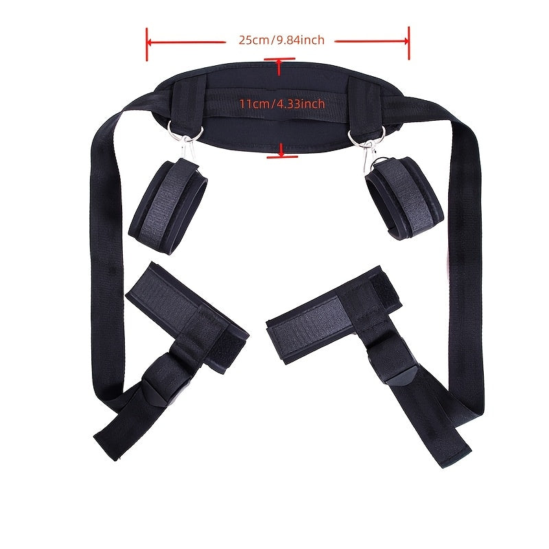 1pc Hand & Foot Bondage Bondage Erotic Body Position Toy Belt, BDSM Adult Products, Sexy, Sexual Aid Toys, Magic Split Legs with Pillows, Sexual Regulation Bondage Adult Products Friend Gifts, Erotic Body Position, Sexual Aid luvshop24