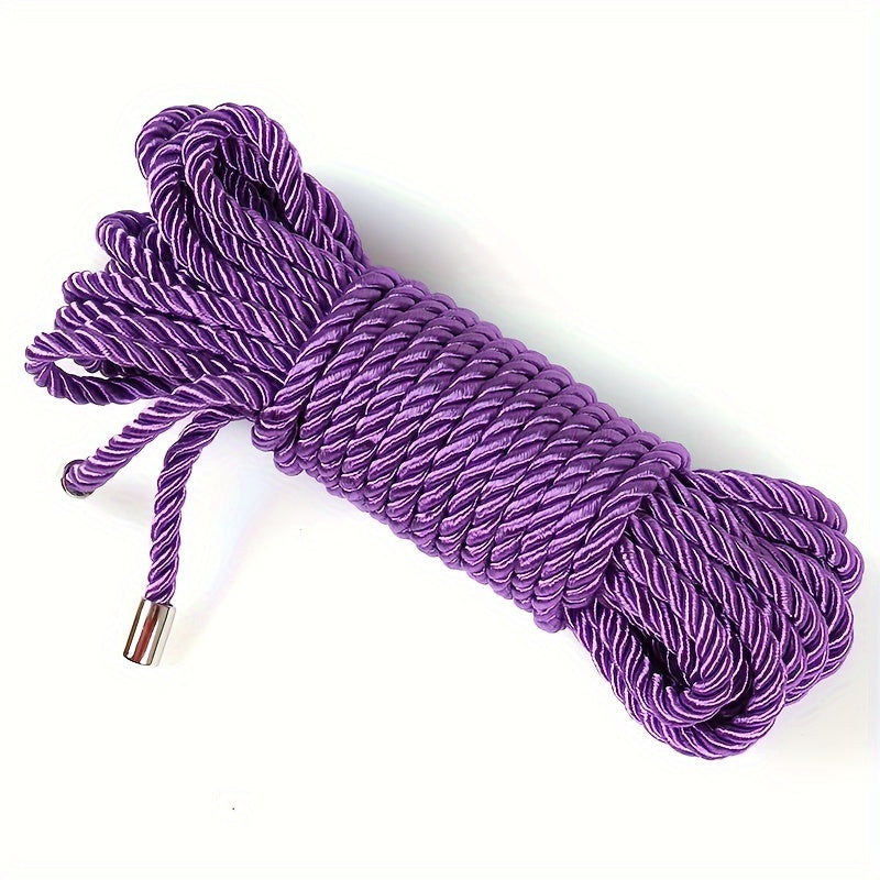 10m/393in Long Metal Head Soft Bondage Rope For BDSM Restraint Roleplay - Erotic Toys For Couples Adult Game luvshop24