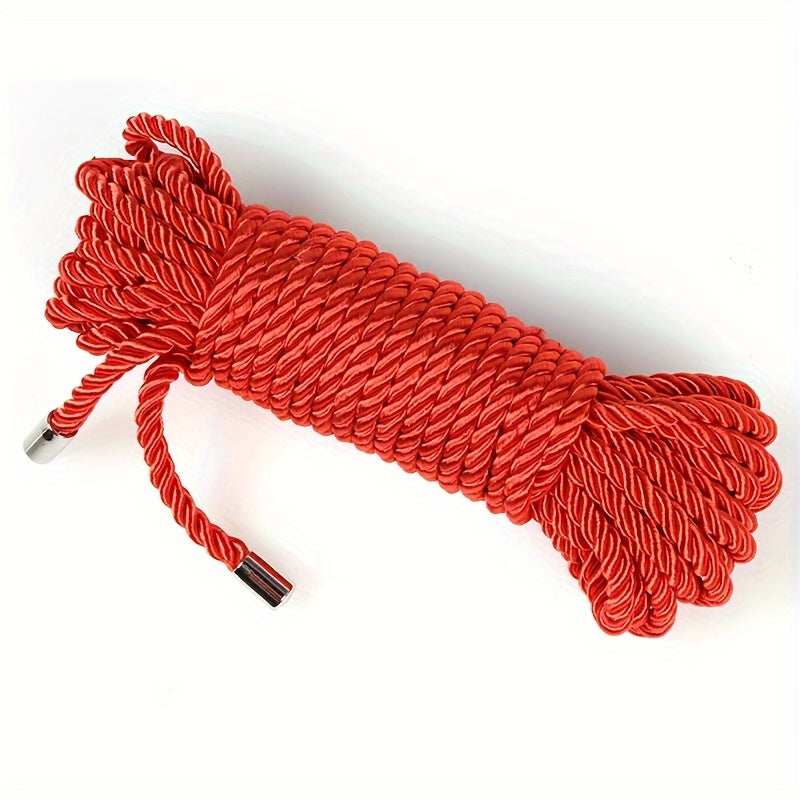 10m/393in Long Metal Head Soft Bondage Rope For BDSM Restraint Roleplay - Erotic Toys For Couples Adult Game luvshop24