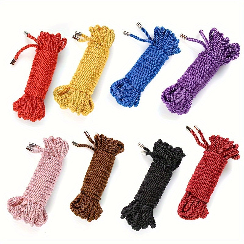 10m/393in Long Metal Head Soft Bondage Rope For BDSM Restraint Roleplay - Erotic Toys For Couples Adult Game luvshop24