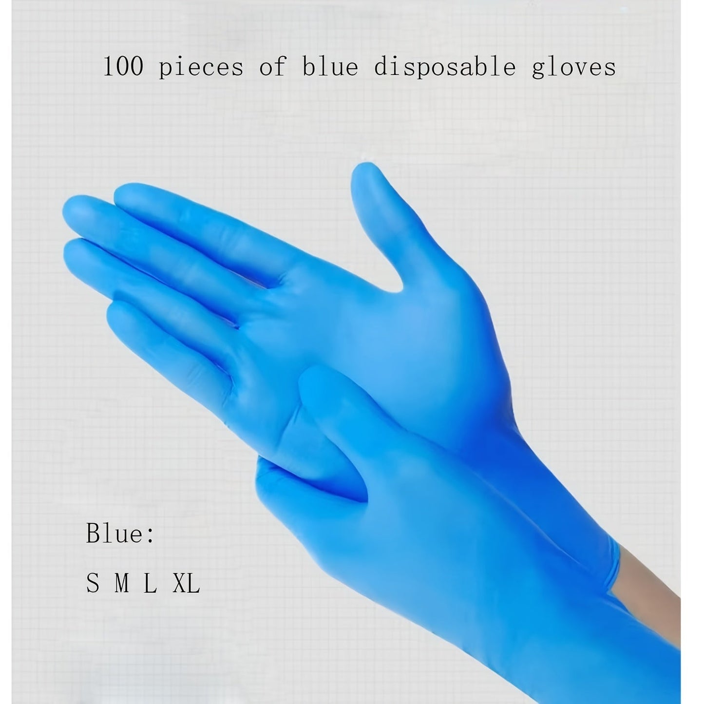 100 Disposable Gloves Made Of Nitrile Rubber, Food Grade Beauty, Kitchen Cooking, Dishwashing, Waterproof, Massage, Oil Resistant, Durable And Clean luvshop24