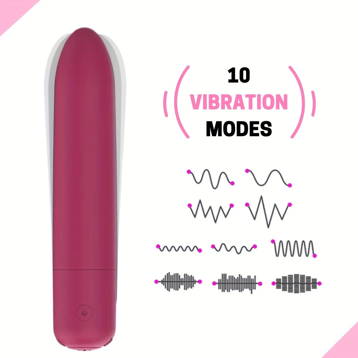 USB Rechargeable Powerful Vibrator Female Clitoral Stimulator Vaginal G-Spot Masturbator Adult Toy luvshop24
