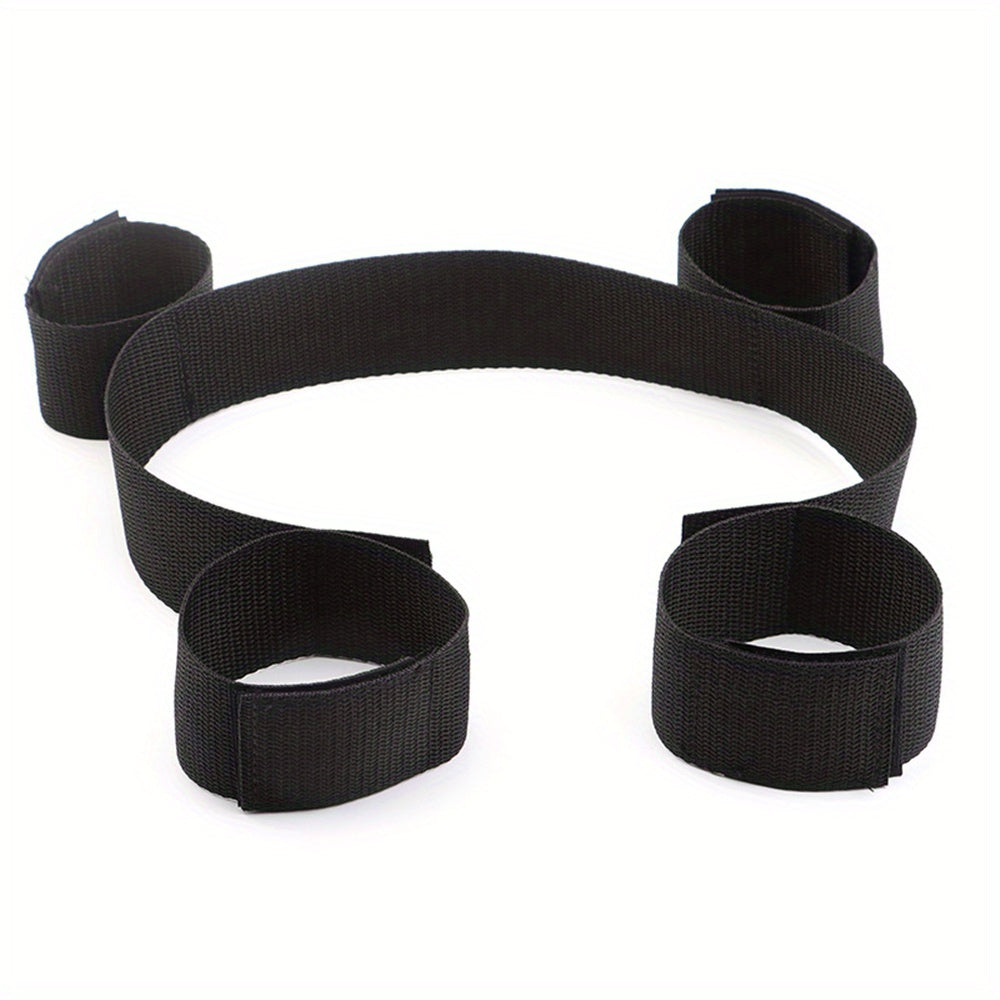 1pc Premium BDSM Restraints Set - Soft Leather Handcuffs & Bed Bondage Kit for Intimate Adventures - Enhanced Sensuality Wrist & Ankle Cuffs for Couples & Women luvshop24