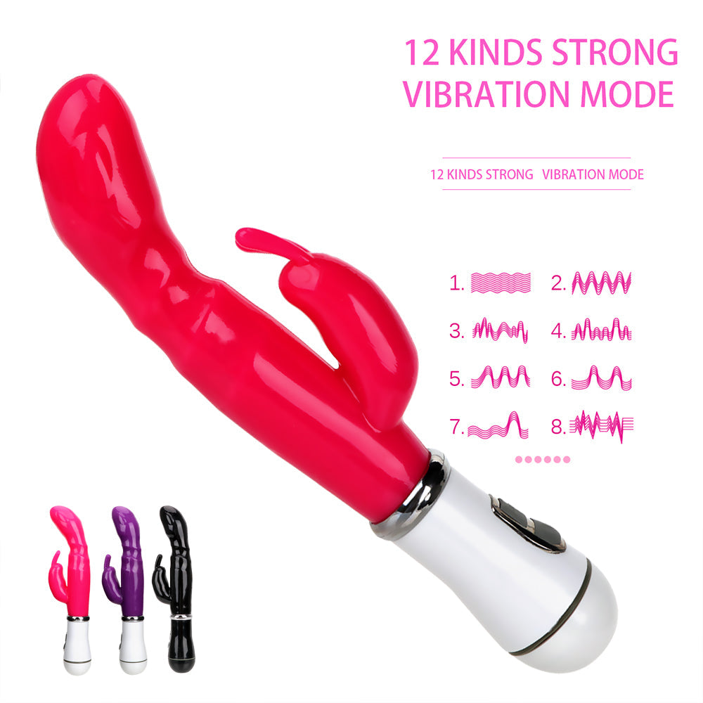 IKOKY Female Masturbator G-spot Massager Rabbit Vibrator Erotic Sex Toys For Women Clitoris Stimulator luvshop24