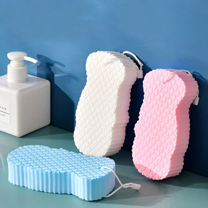 Deluxe Magic Body Sponge - Gentle Exfoliating Massager for Smooth Skin, Dead Skin Remover, Shower Brush, and Body Scrubber - Alcohol-Free, Effective Bathroom Accessories for Soft and Radiant Skin luvshop24
