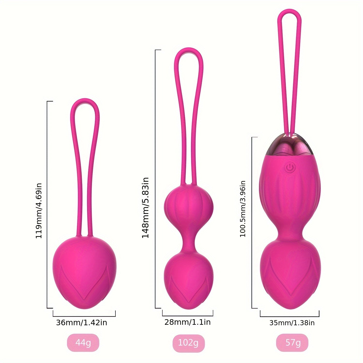 [Sweet Vibrations Wireless Egg] Wireless Vibrating Egg, Sets Sweet Vibrations Ball Vibrator - Remote Control, G-Spot Stimulator, Body-Safe Materials - Multiple Vibration Modes luvshop24