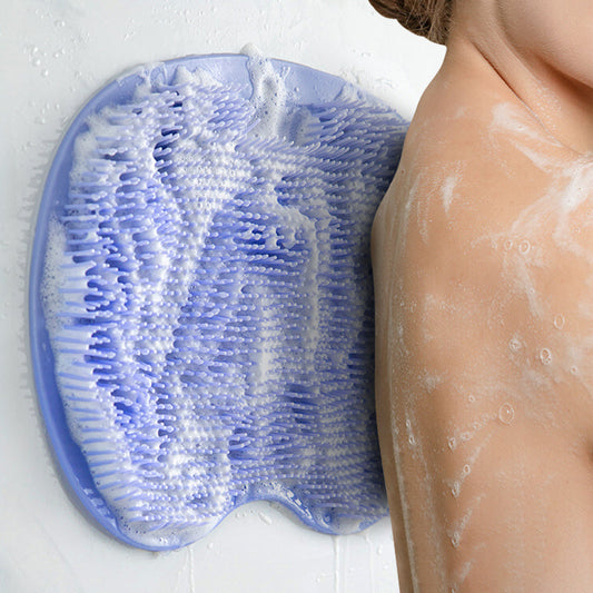Non-Slip Shower Foot Scrubber Massager with Exfoliation Cushion - Improves Circulation and Cleans Feet - Bathroom Accessories luvshop24