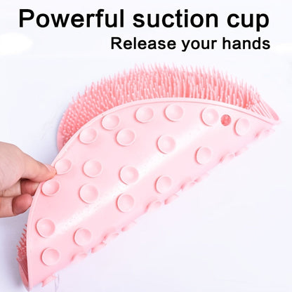 Non-Slip Shower Foot Scrubber Massager with Exfoliation Cushion - Improves Circulation and Cleans Feet - Bathroom Accessories luvshop24