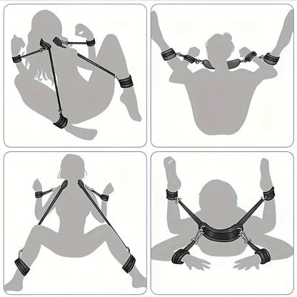 1pc Sexy Role-Play Bondage Set, Interactive Couple Entertainment, Trendy Fashionable Style, No Batteries Needed, for Bedding, Party Gatherings, Pop Culture Themed Accessories luvshop24