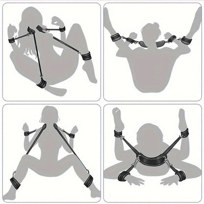 1pc Sexy Role-Play Bondage Set, Interactive Couple Entertainment, Trendy Fashionable Style, No Batteries Needed, for Bedding, Party Gatherings, Pop Culture Themed Accessories luvshop24