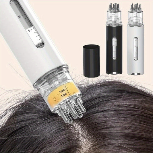 Ball Massage Comb with Liquid Container - Ideal for Essential Oils, Medication Storage, Plastic Material, Massage Oil, Medication Comb, Holding Essential Oils luvshop24