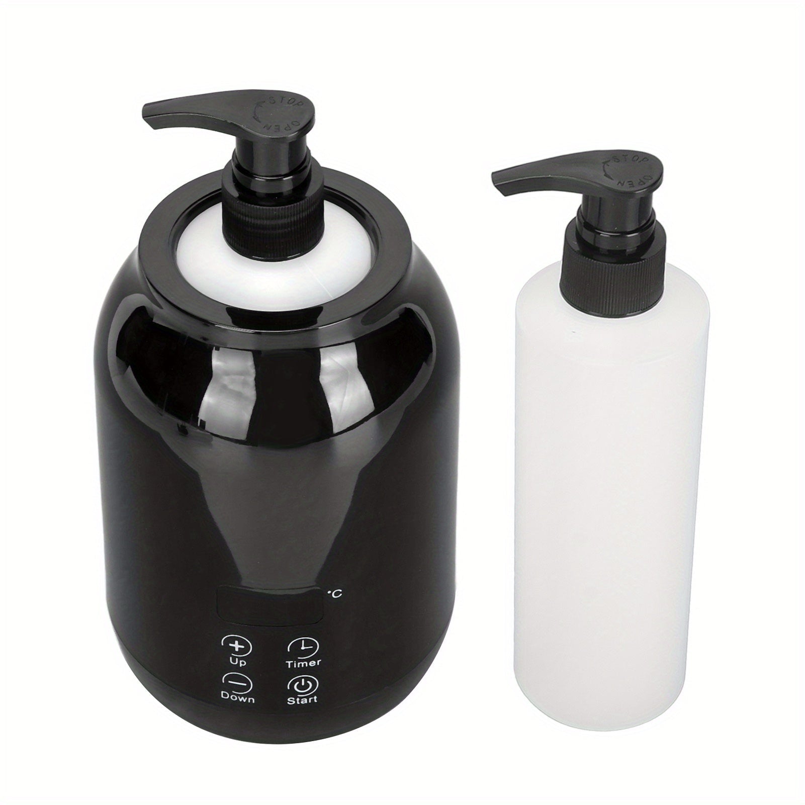 Essential Oil Heater LED Display Temperature Adjust Single Massage Oil Bottle Warmer 110‑ 240V US Plug BO17 luvshop24