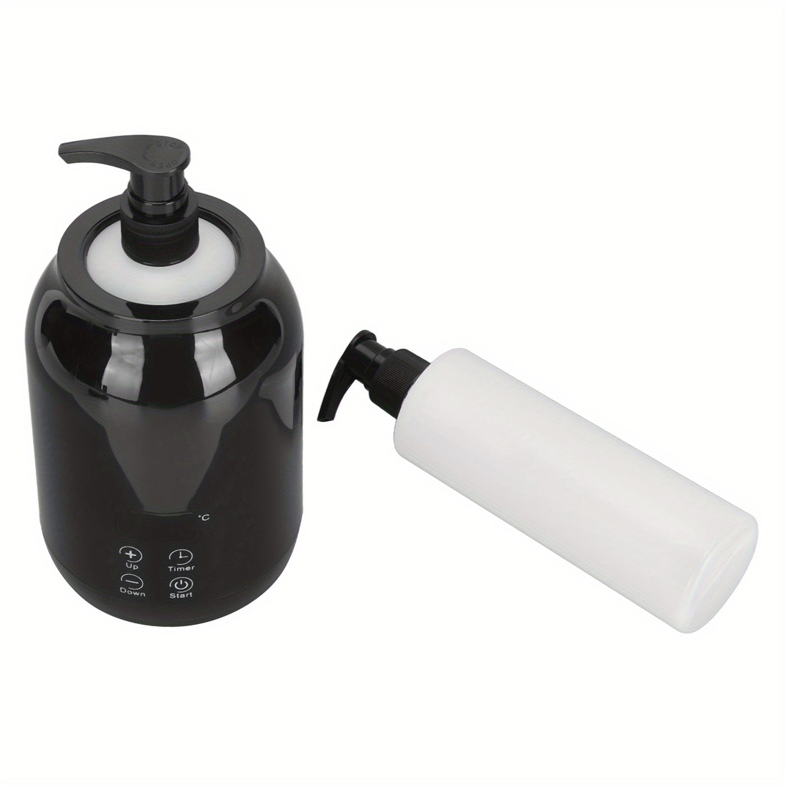 Essential Oil Heater LED Display Temperature Adjust Single Massage Oil Bottle Warmer 110‑ 240V US Plug BO17 luvshop24