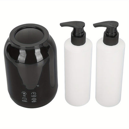 Essential Oil Heater LED Display Temperature Adjust Single Massage Oil Bottle Warmer 110‑ 240V US Plug BO17 luvshop24