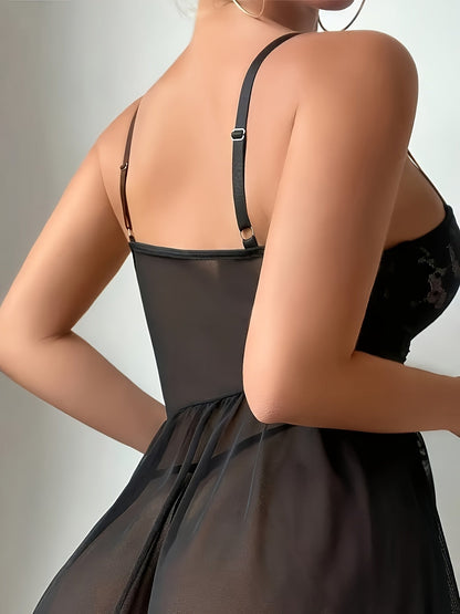 Sexy Lace Thin Shoulder Strap Set - Fashionable Women's Erotic Clothing With Splicing Design - Perfect For Date Night Or Boudoir Wear luvshop24
