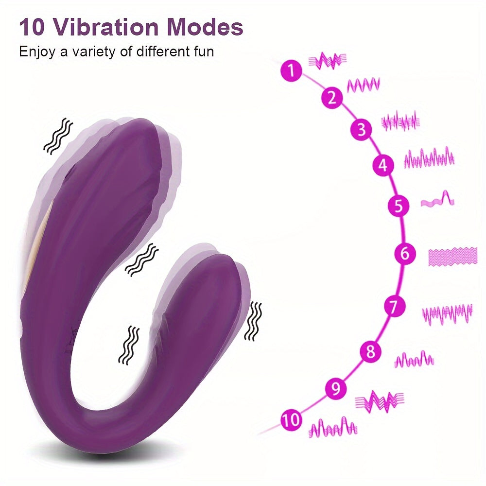 10 Vibrator Modes - Rabbit Vibrator - G-Spot & Clitoral Stimulator For Women, Couples' Anal Dildo Massager Adult Toy luvshop24
